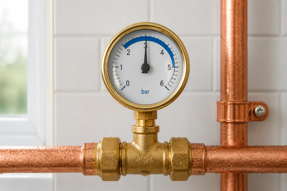installer un manometre de pression d'eau