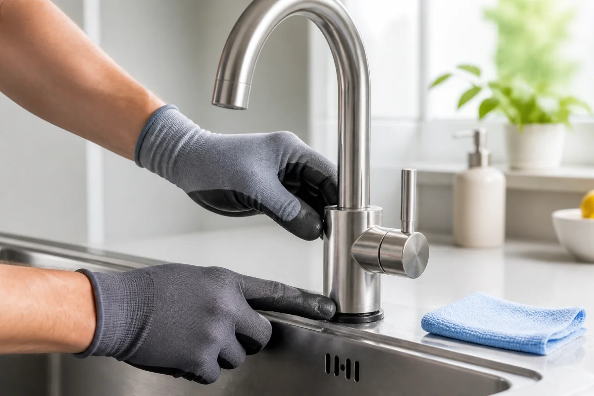 changer joint robinet col de cygne grohe
