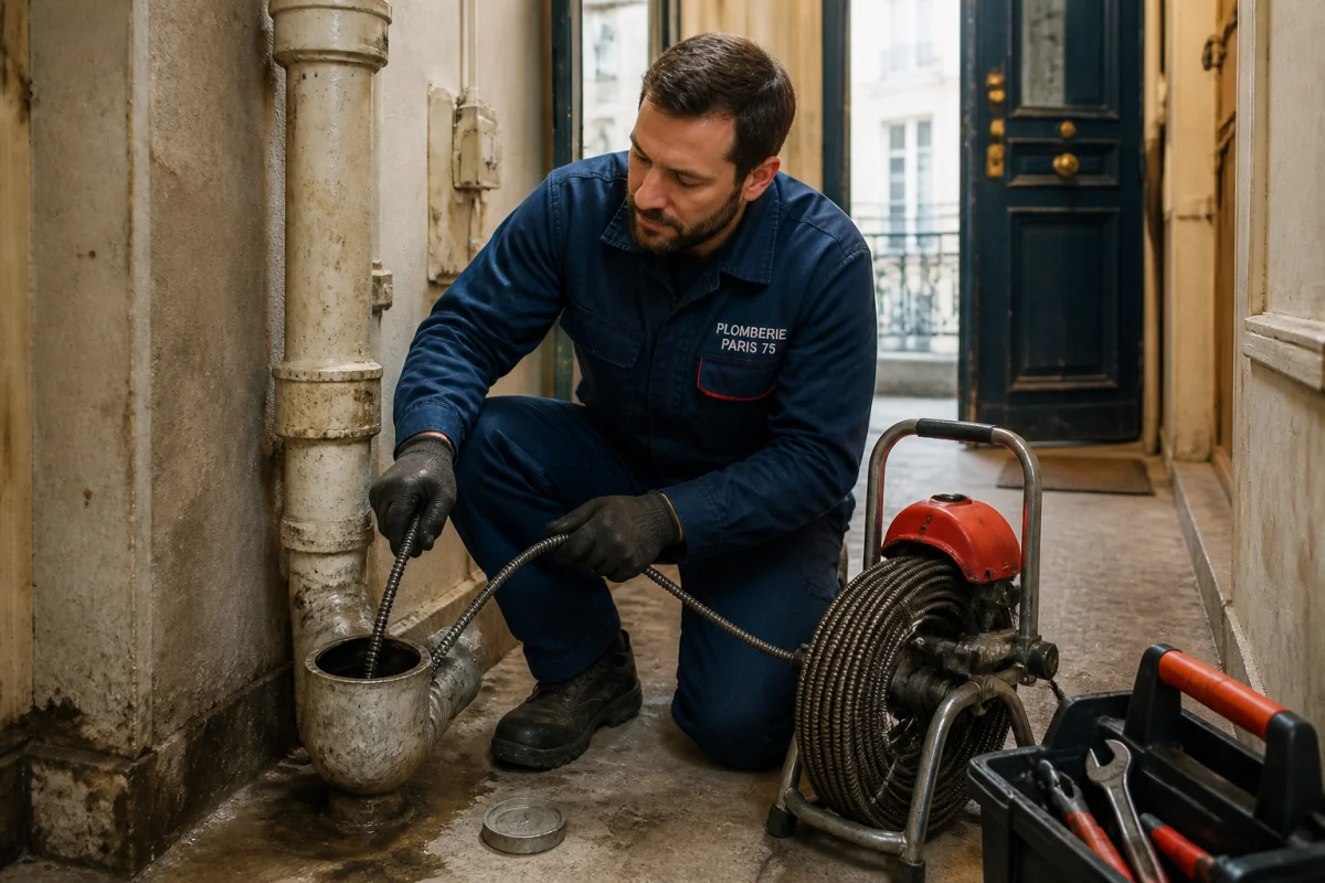 Débouchage de canalisation à Paris