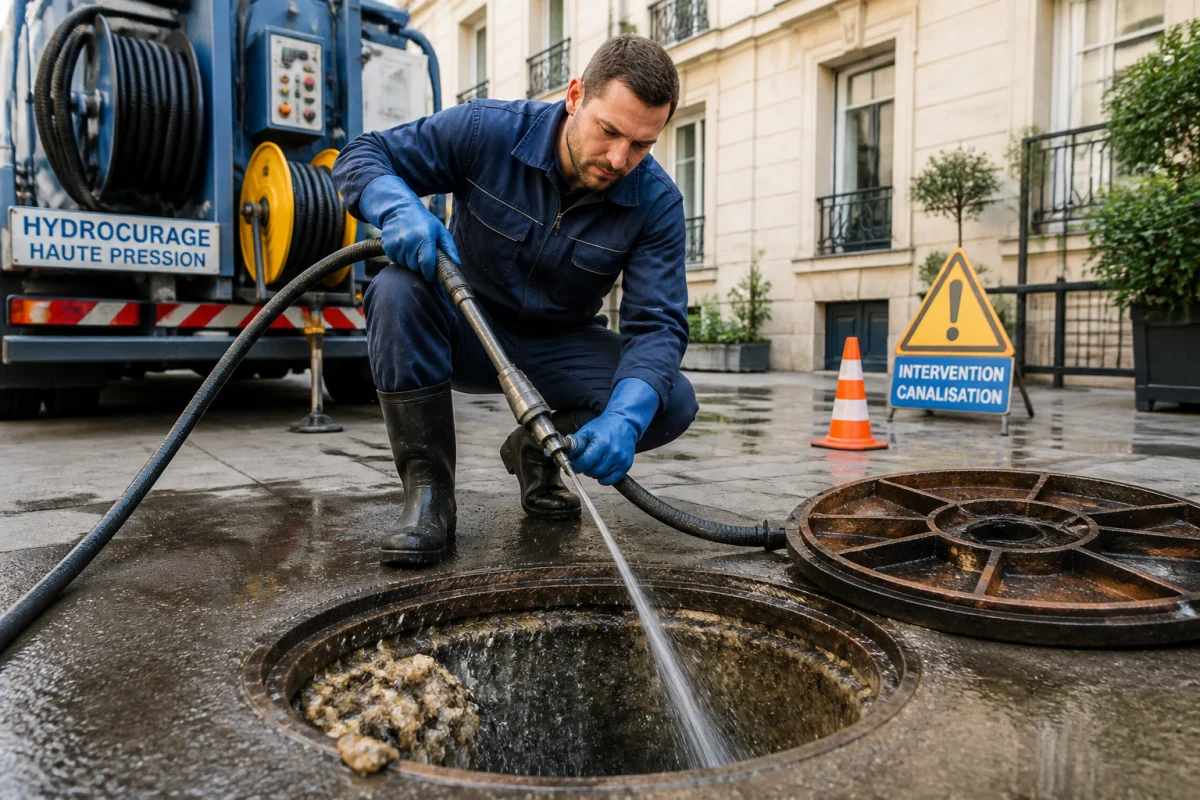 Débouchage de canalisation à Paris